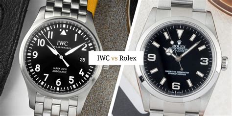 rolex explorer vs iwc mark xvi